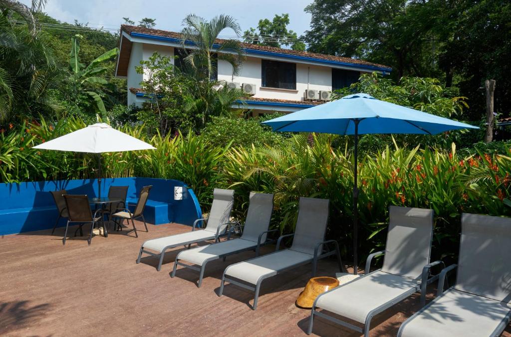 Zahrada ubytování Tamarindo Blue Apartments