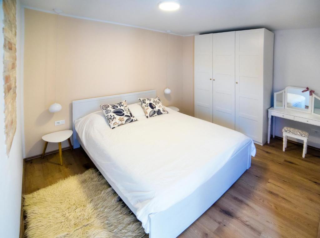 Ένα ή περισσότερα κρεβάτια σε δωμάτιο στο Emma appartment