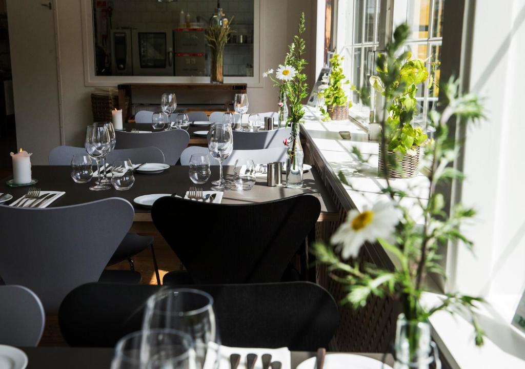 Restaurace v ubytování Hotel Saxkjøbing