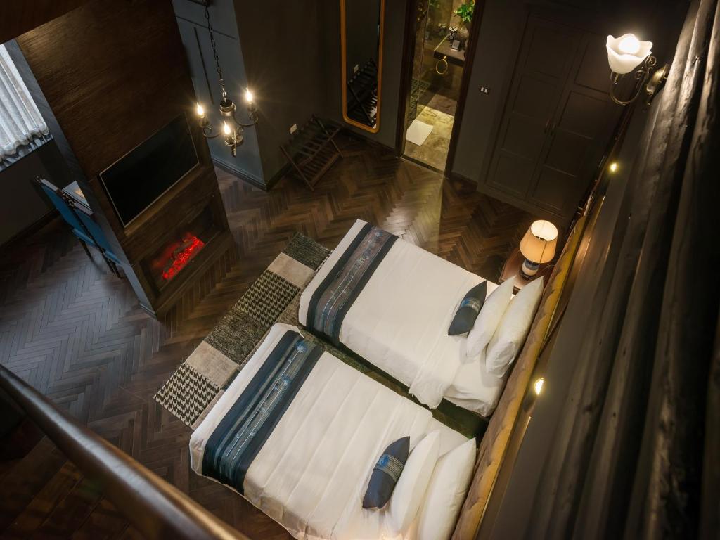 Khu vực ghế ngồi tại Aliana Boutique Sapa Hotel & Spa