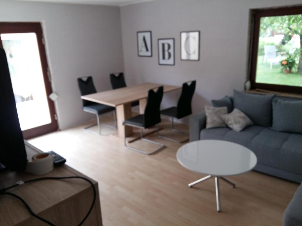 Posezení v ubytování Ferienwohnung Peter Hofling