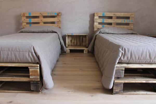 Postel nebo postele na pokoji v ubytování Amico Country House