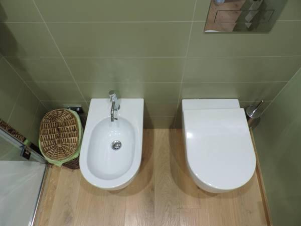 Koupelna v ubytování Amico Country House
