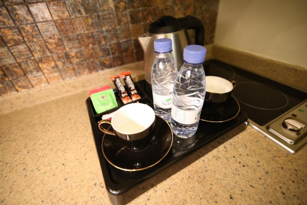 Nápoje v ubytování Elaf Aparthotel