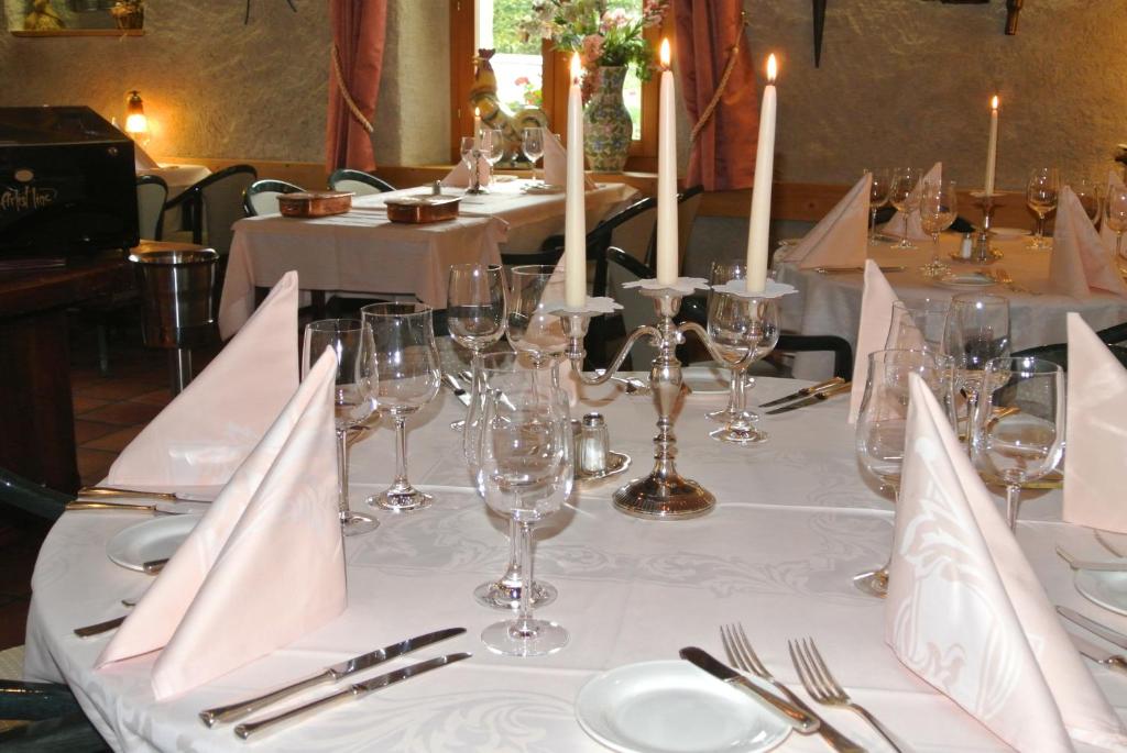 Restaurace v ubytování Auberge de la Réunion