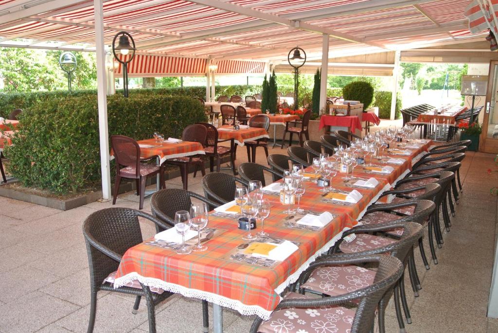 Restaurace v ubytování Auberge de la Réunion