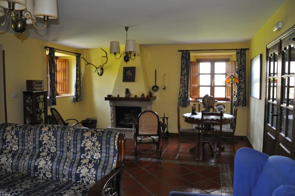 Posezení v ubytování Posada la Torre