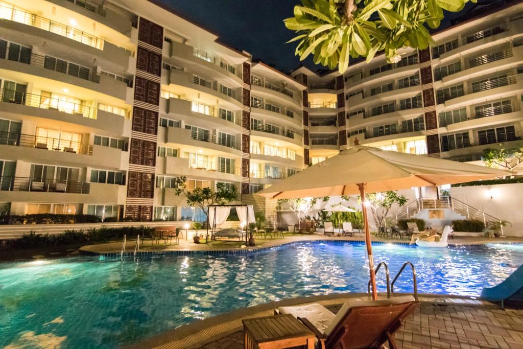 Bazén v ubytování SeaRidge Hua Hin Resort & Poolvilla nebo v jeho okolí