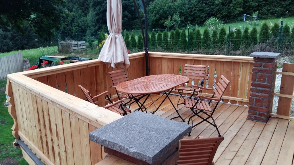 A balcony or terrace at Haus Mehrl