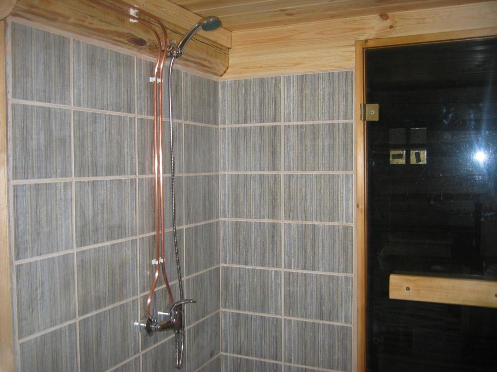 Koupelna v ubytování Saulepa Cottage