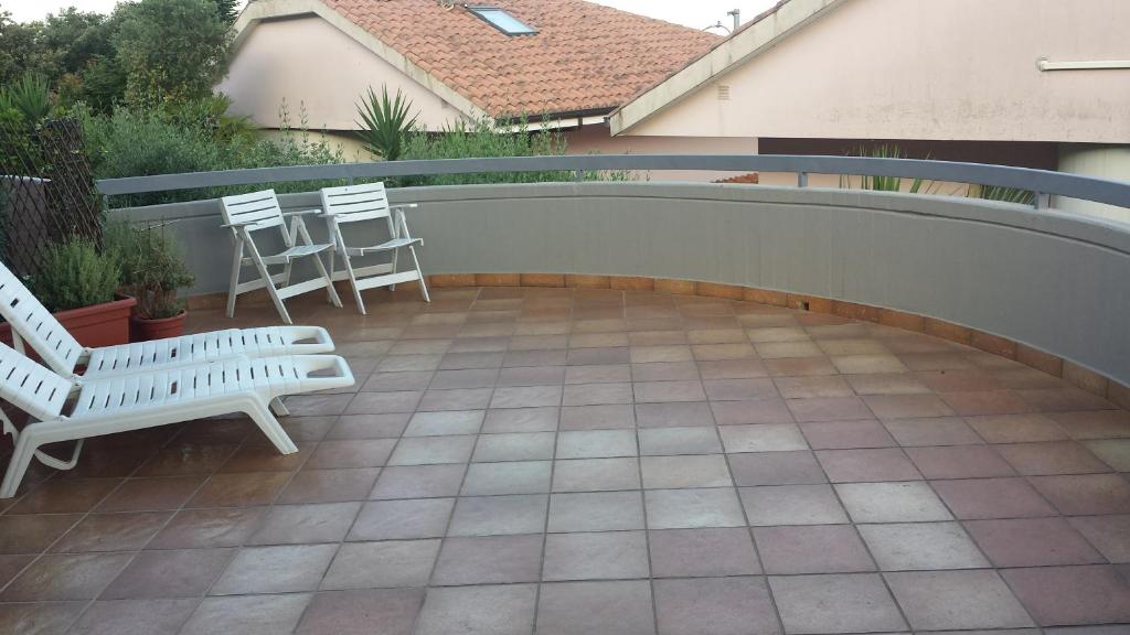 Balkón nebo terasa v ubytování B&B Villa Noemi