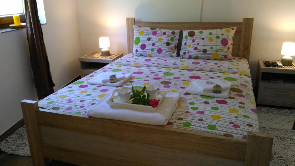 Postel nebo postele na pokoji v ubytování Apartment Mond