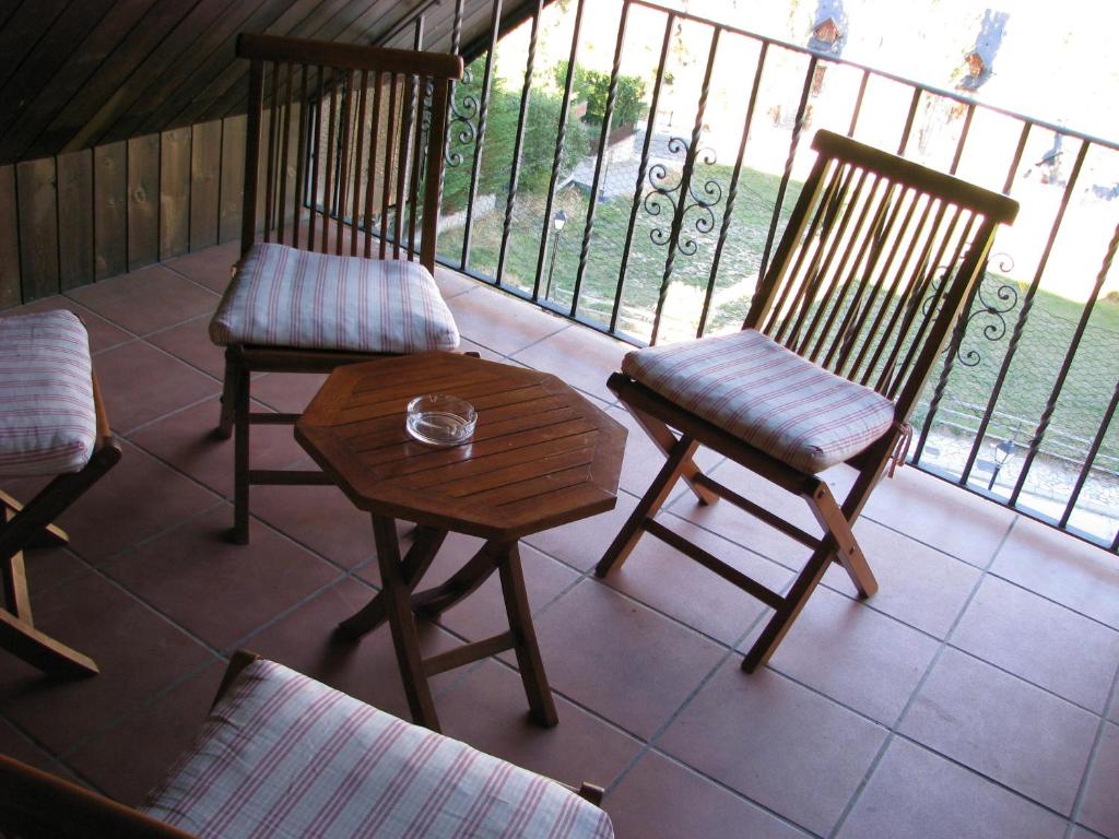 Balkón nebo terasa v ubytování Aparthotel Sarrato