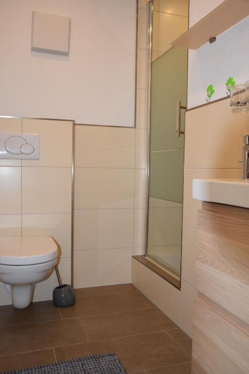 Kúpeľňa v ubytovaní Ferienwohnung Trixl