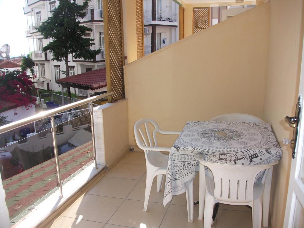 Balkón nebo terasa v ubytování Delphin Apart Hotel