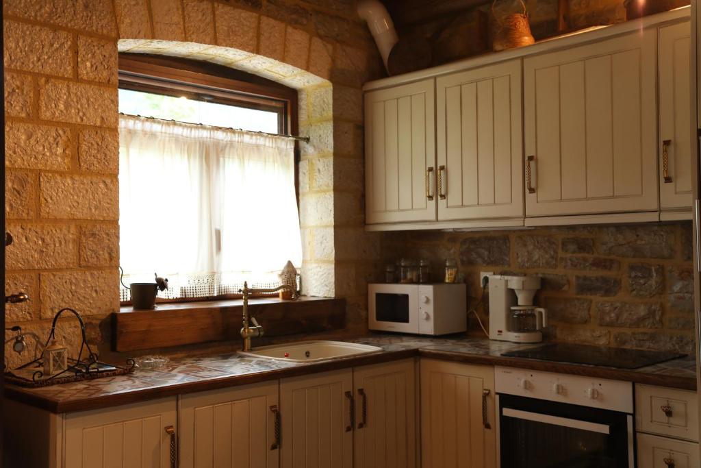 Kuchyňa alebo kuchynka v ubytovaní Guesthouse Amalia