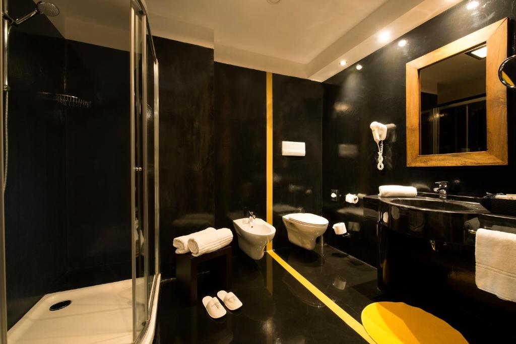 Koupelna v ubytování Hotel il Castelletto