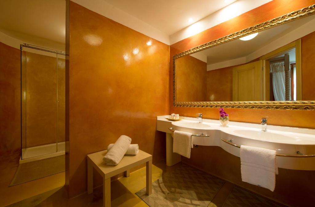 Koupelna v ubytování Hotel il Castelletto