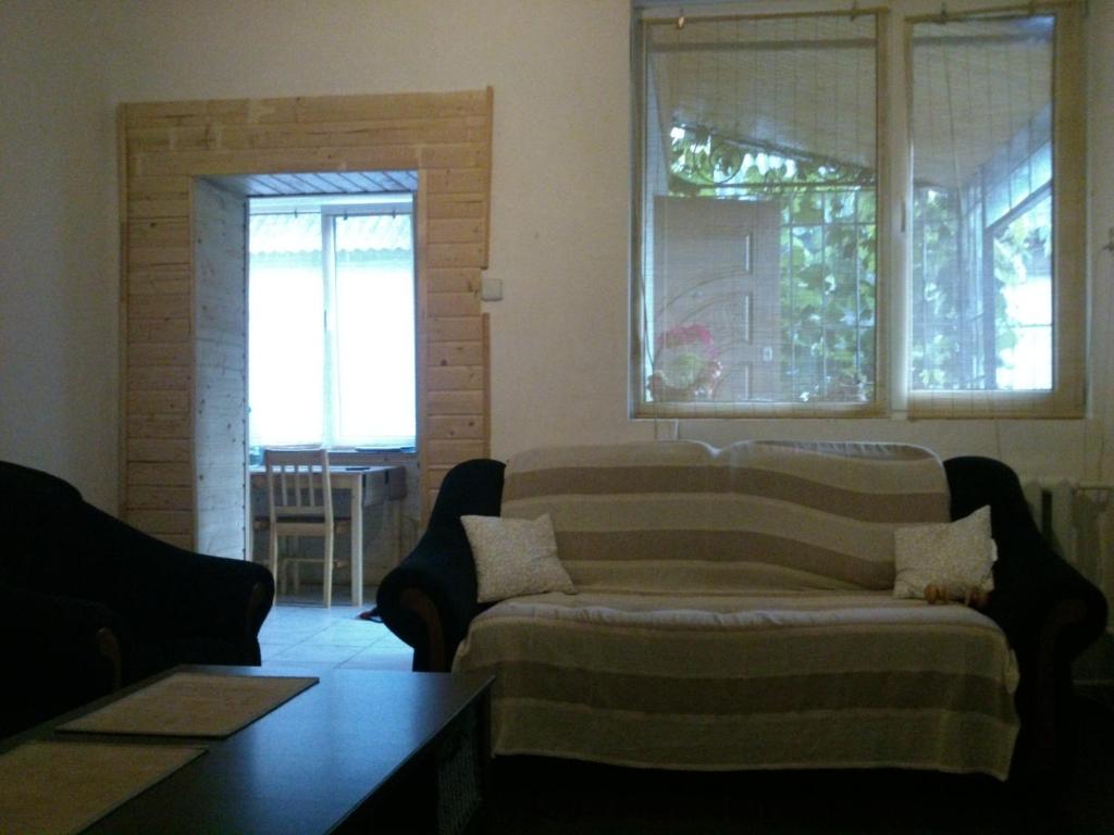 Posezení v ubytování Villa Svalyavа