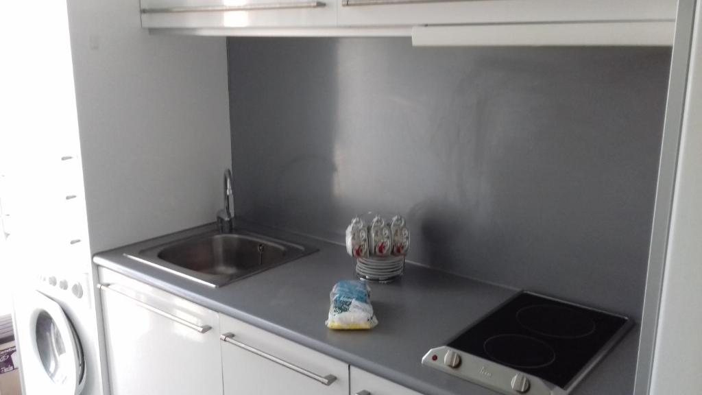 Kuchyň nebo kuchyňský kout v ubytování Apartamentos Turísticos Los Ángeles