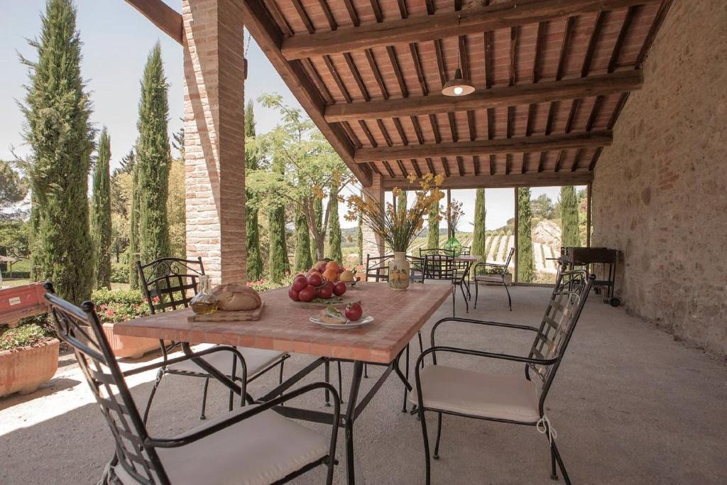 Balkón alebo terasa v ubytovaní Azienda Agricola e Agriturismo Vallorsi
