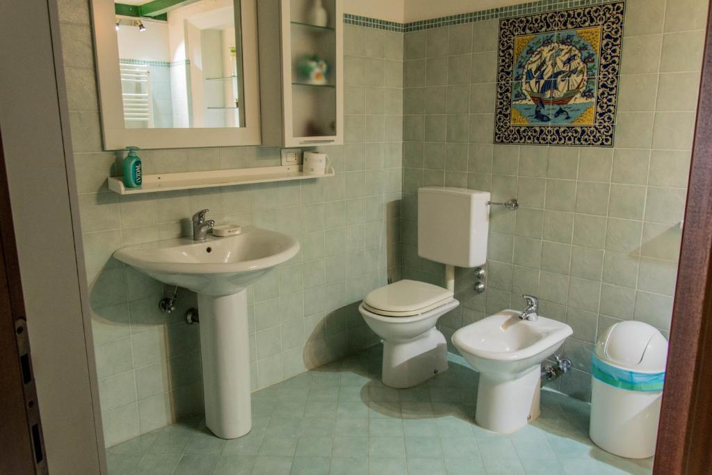 Koupelna v ubytování B&B Ca'neva
