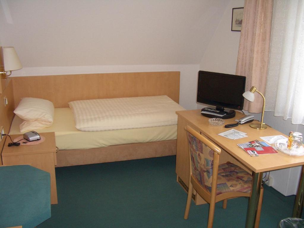 TV a/nebo společenská místnost v ubytování Hotel Ohrberg