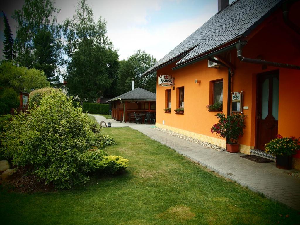 Zahrada ubytování Penzion Otmarka