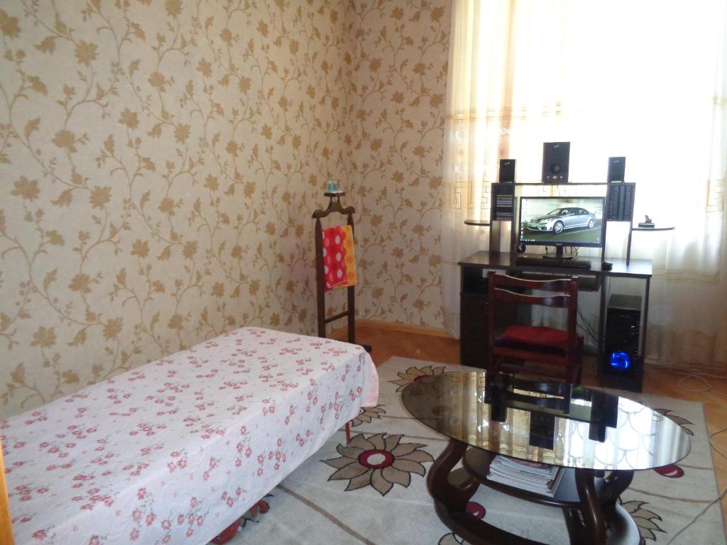 TV a/nebo společenská místnost v ubytování Guest House Levan II Dadiani