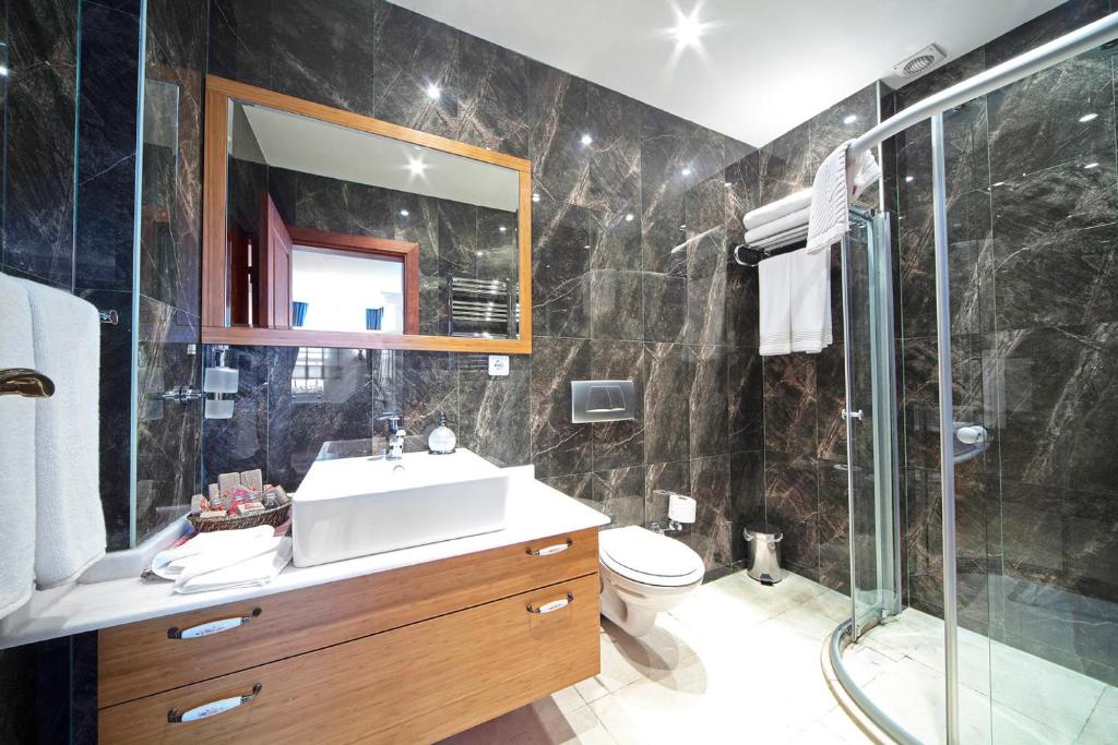 Koupelna v ubytování Dilhayat Kalfa Hotel