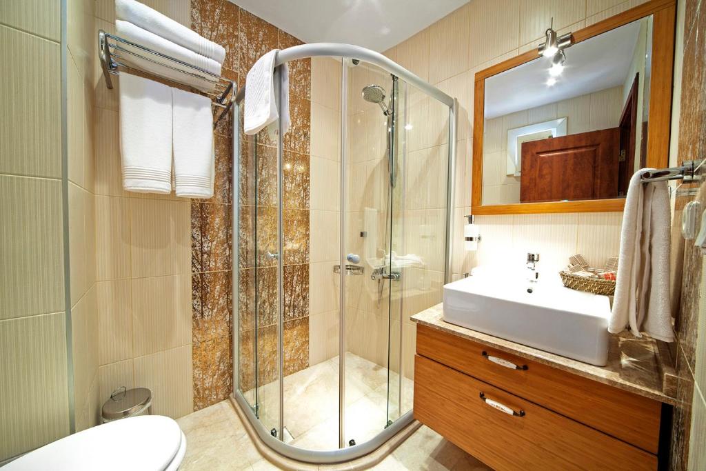 Koupelna v ubytování Dilhayat Kalfa Hotel