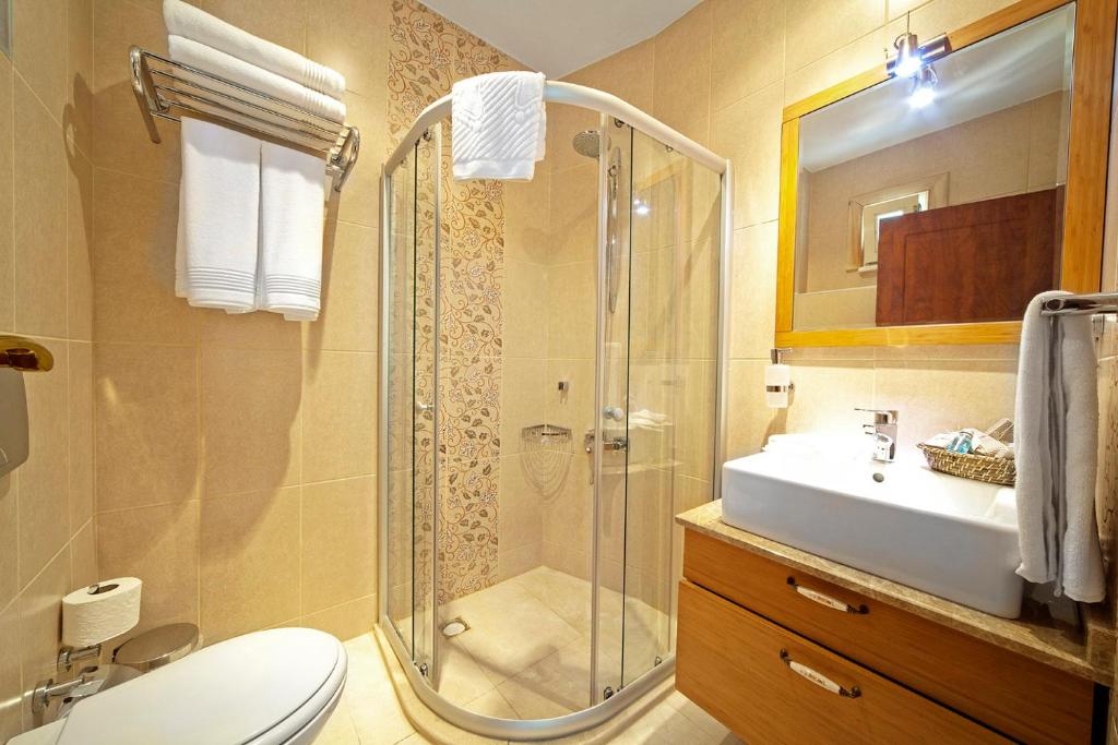Koupelna v ubytování Dilhayat Kalfa Hotel