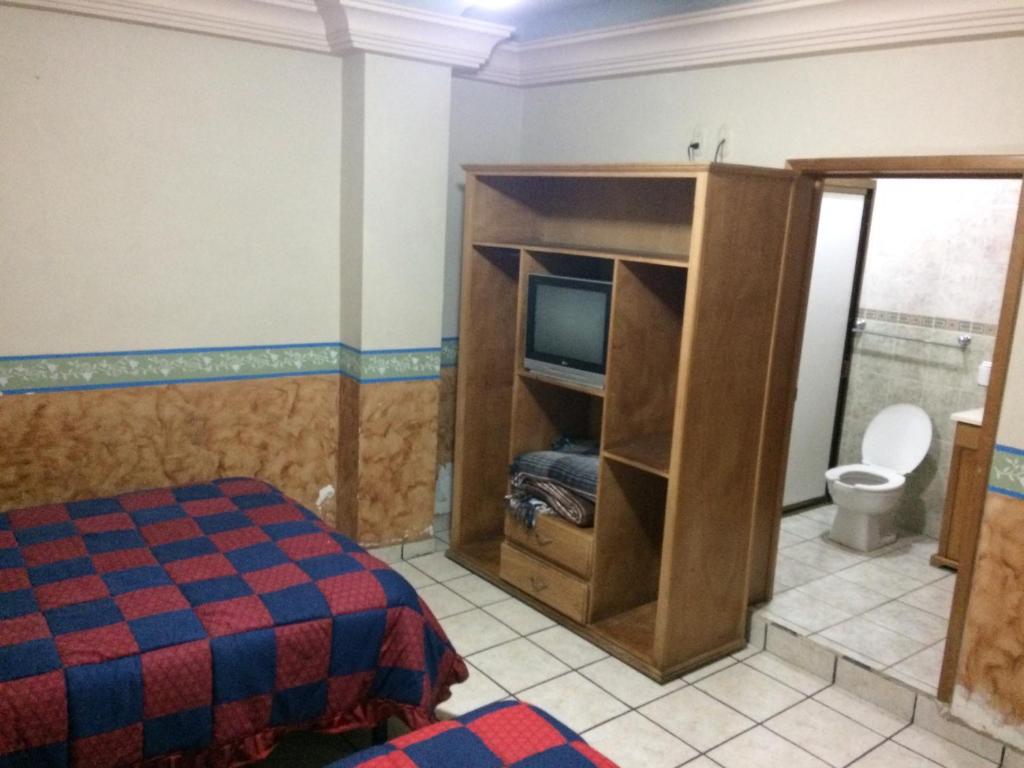 Koupelna v ubytování Hotel Senorial