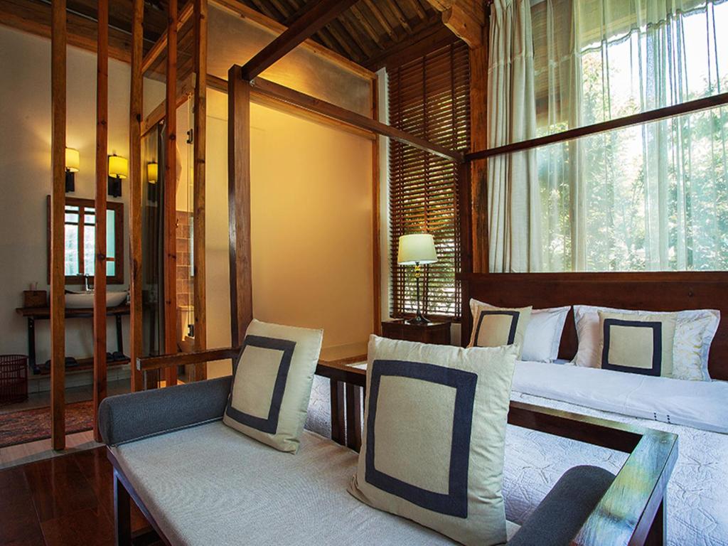 Posezení v ubytování Dali Yunxi Boutique Inn