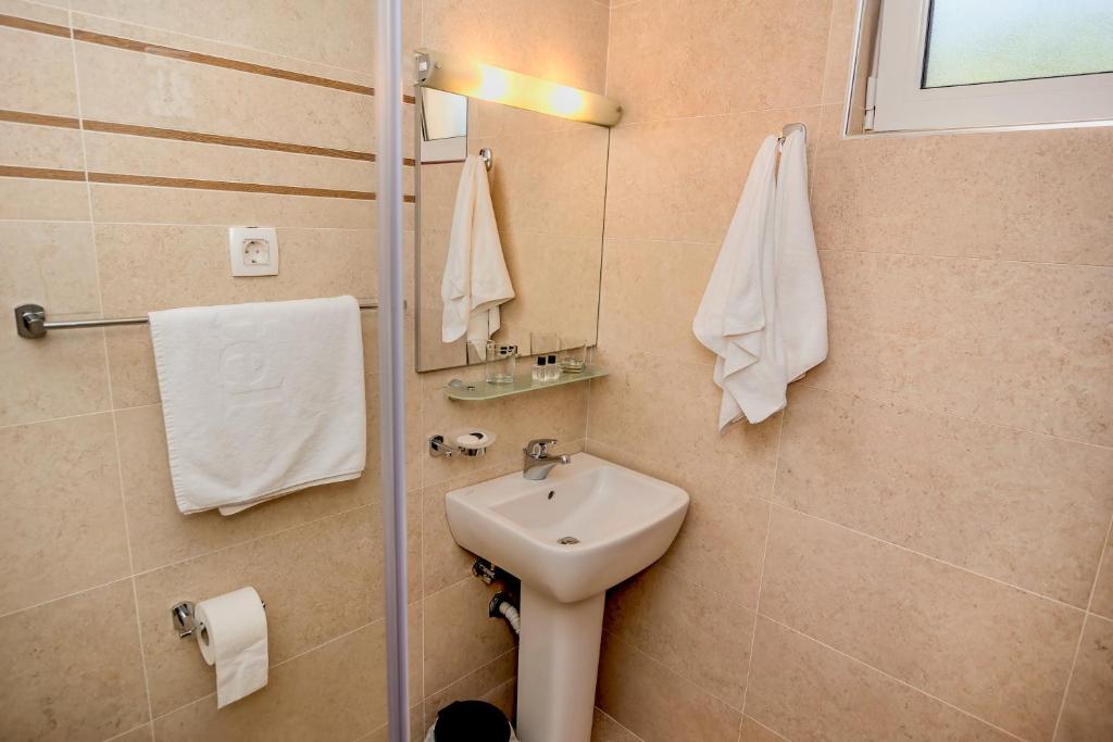 Koupelna v ubytování Villa Antivari