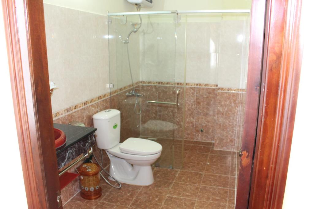Koupelna v ubytování Thien Phu Guesthouse Dalat