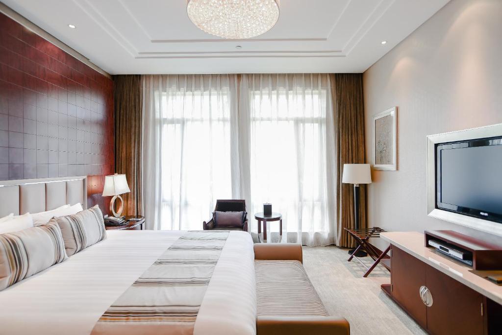 TV a/nebo společenská místnost v ubytování Xijiao State Guest Hotel