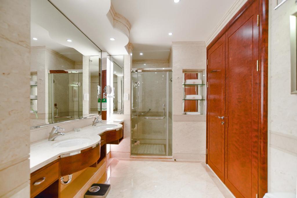 Koupelna v ubytování Xijiao State Guest Hotel
