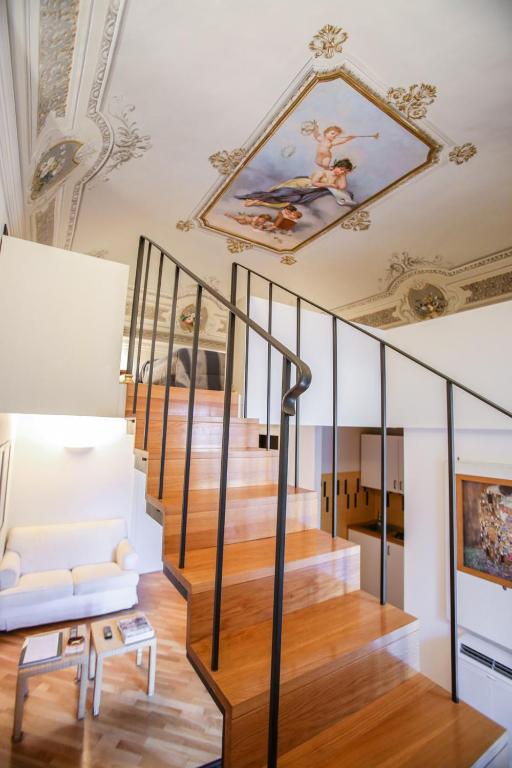 Postel nebo postele na pokoji v ubytování L'Orangerie di Cartia Giovanni
