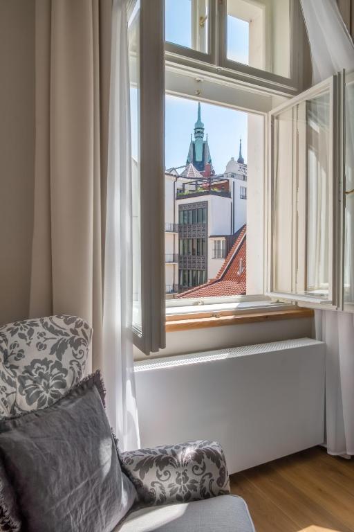 Część wypoczynkowa w obiekcie Mordecai 12 Apartments by Adrez