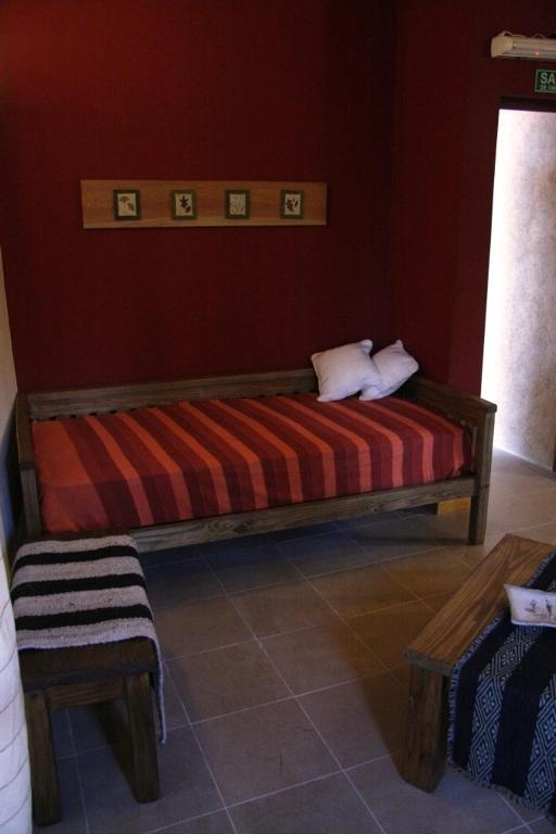 Voodi või voodid majutusasutuse Cabañas Monte Coiron toas
