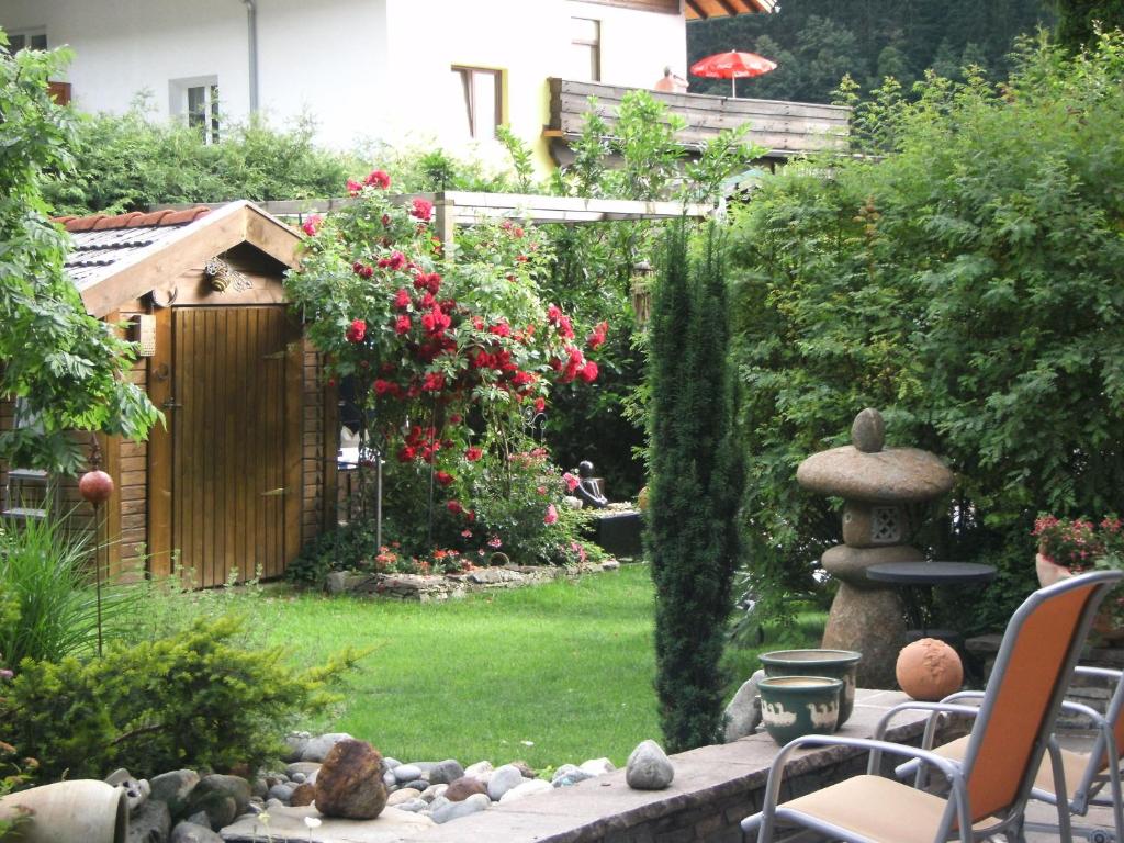 Zahrada ubytování Pension Garni Gerhard