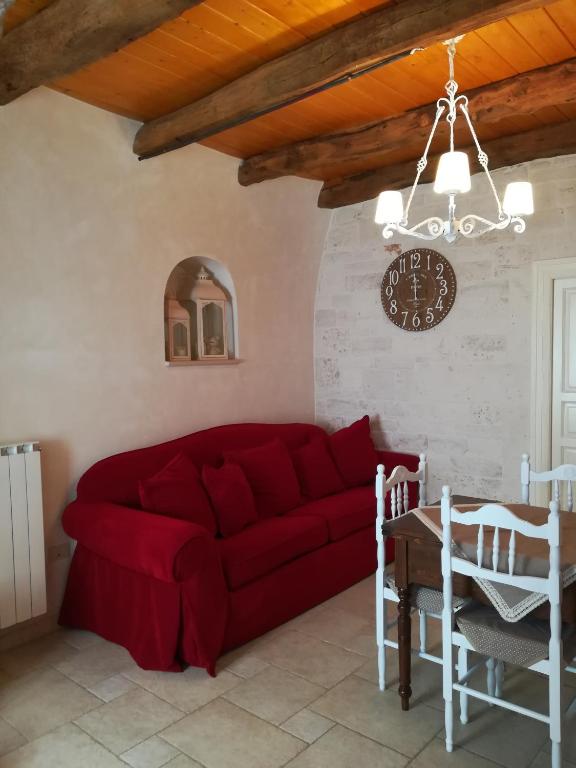 Posezení v ubytování Resort Romano in Trulli