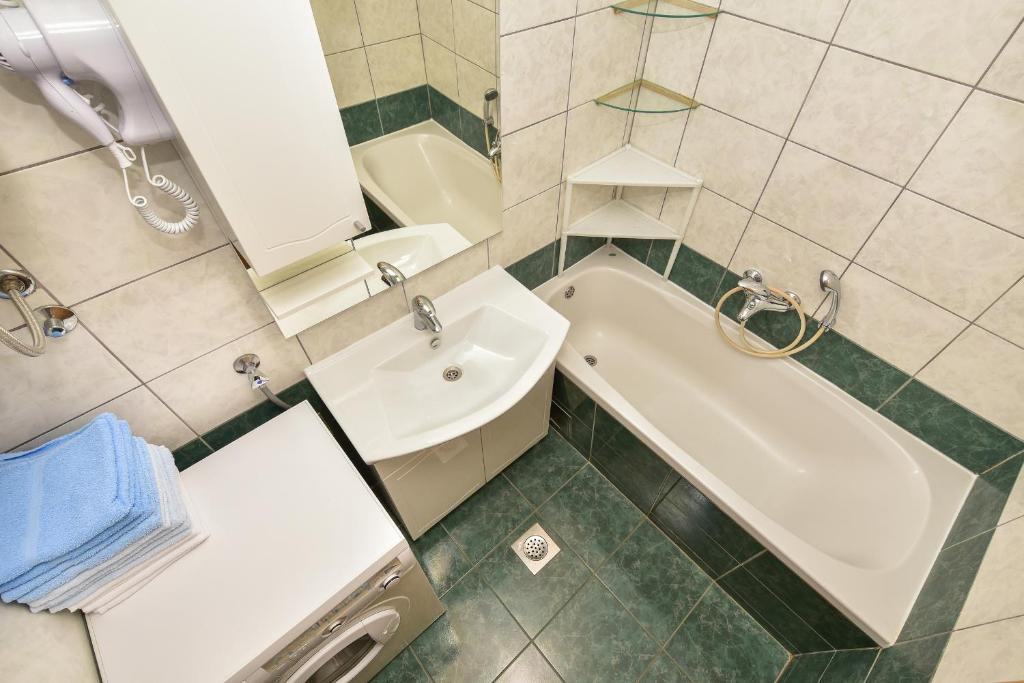 Koupelna v ubytování Apartments Vjeko