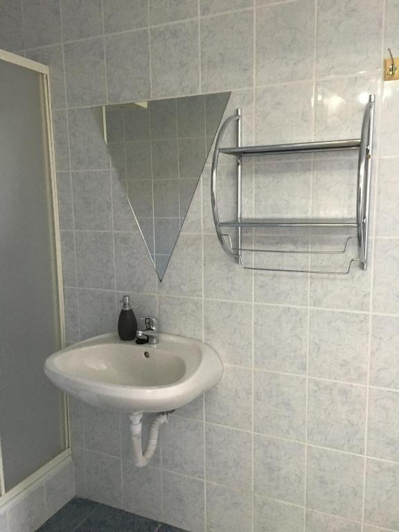 Kúpeľňa v ubytovaní Napház Apartman
