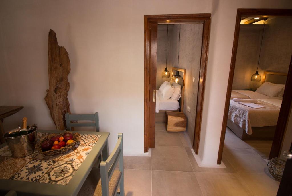 Postel nebo postele na pokoji v ubytování Ilias Apartments