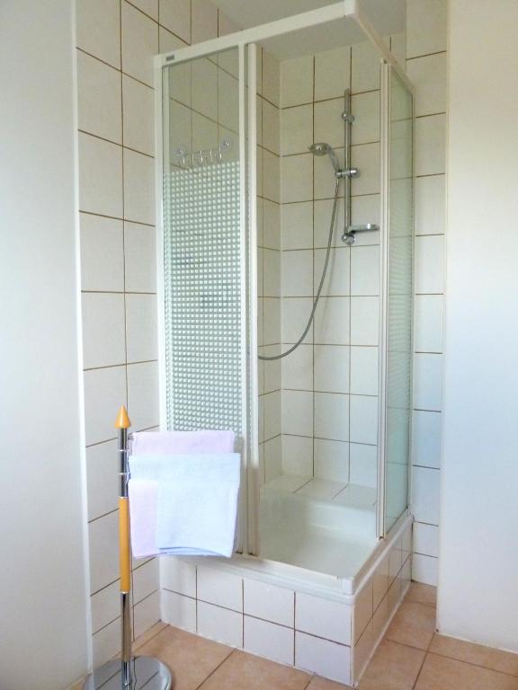 Koupelna v ubytování Hotel Krone