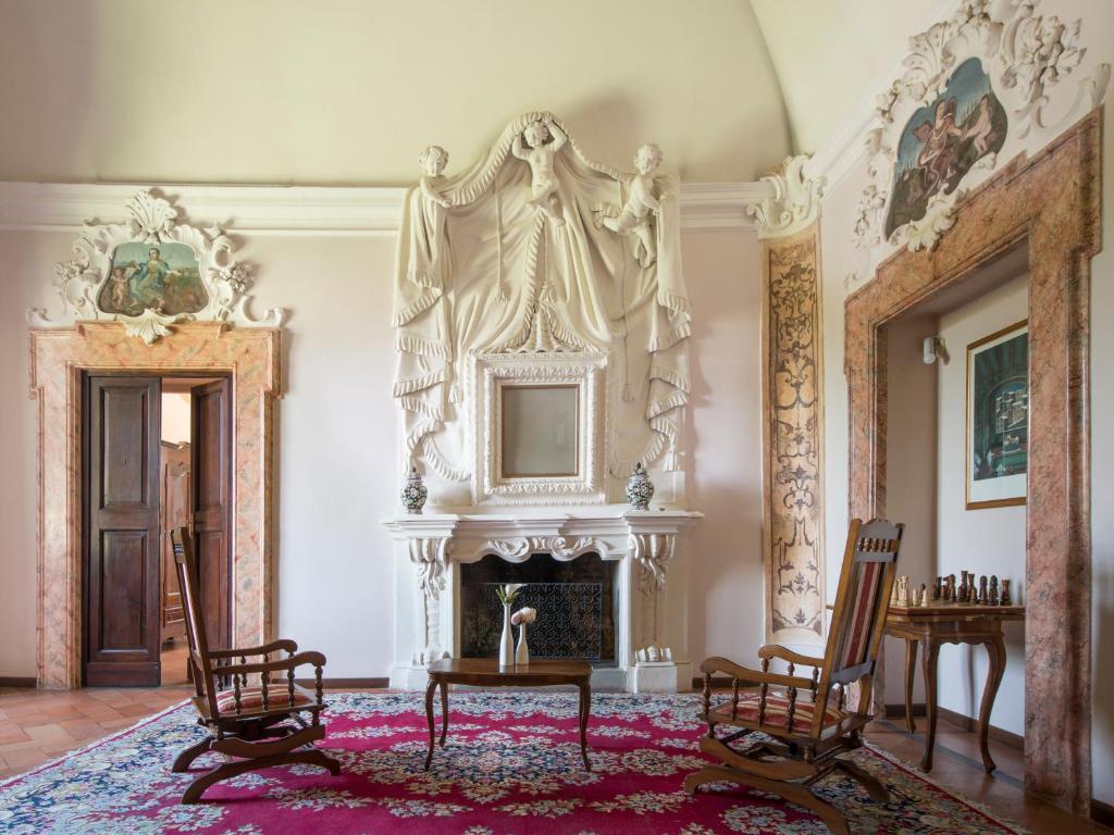 Posezení v ubytování Hotel Villa Montegranelli