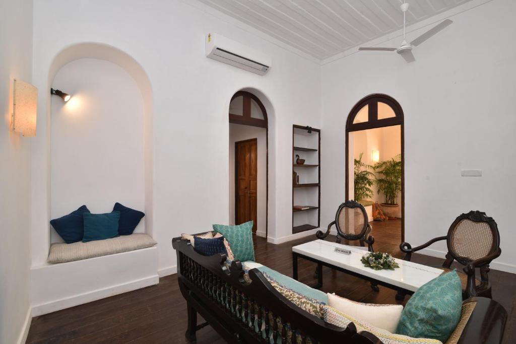 Posezení v ubytování Mateus Boutique Hotel