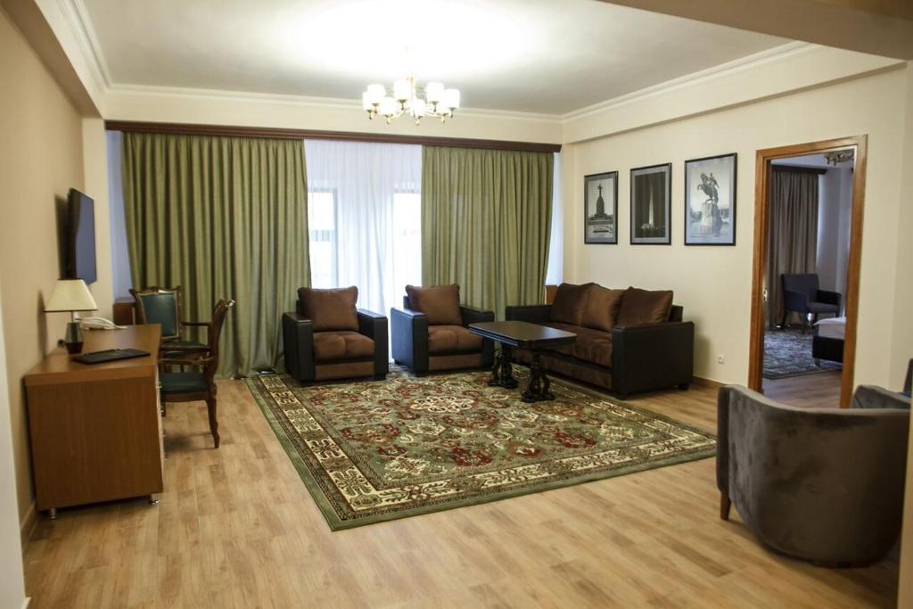 Posezení v ubytování Hotel Plaza Viktoria